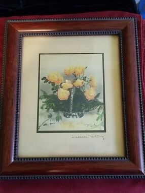 Wallace Nutting Colorized Floral